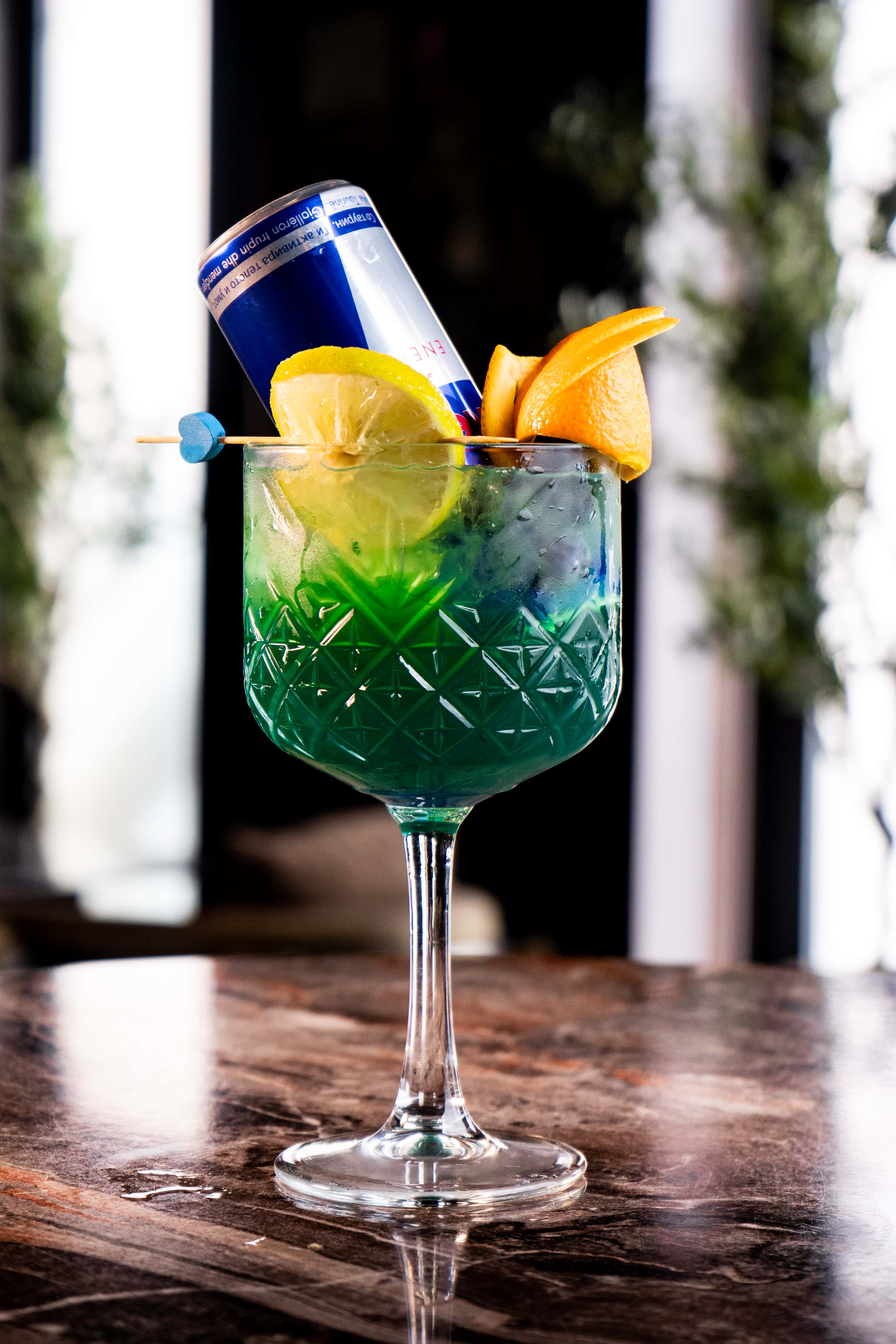 Redbull Cocktail Green