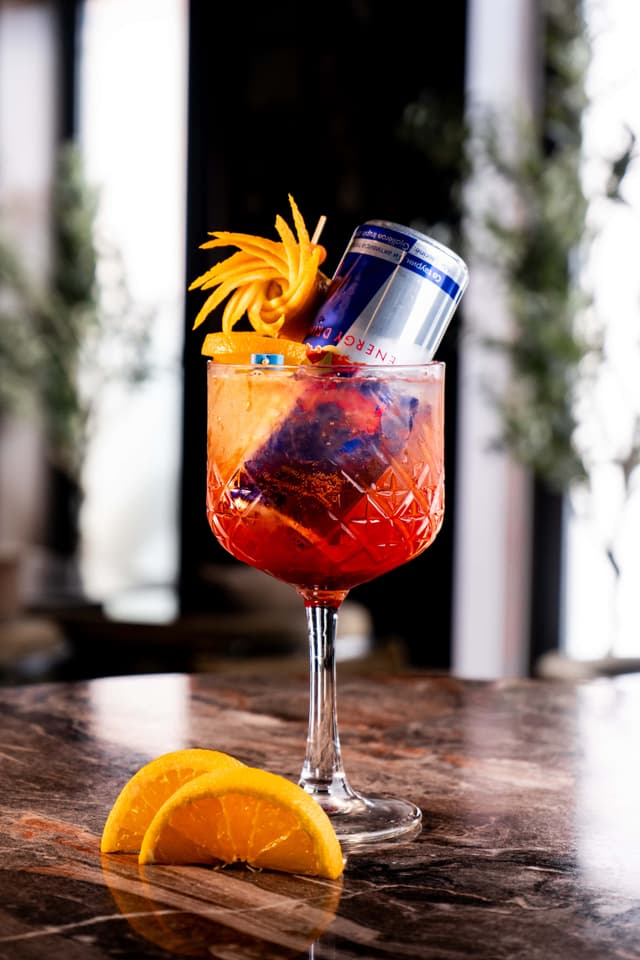 Redbull Cocktail Red